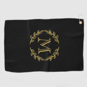 Vintages Monogramm Golfhandtuch (Horizontal)