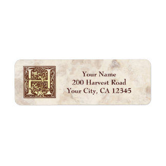 Vintages Monogramm H