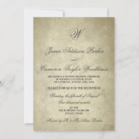 Vintages Monogramm | Hochzeitsfeier