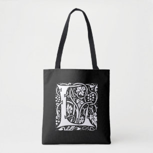 Vintages Monogramm L Art Nouveau Tasche