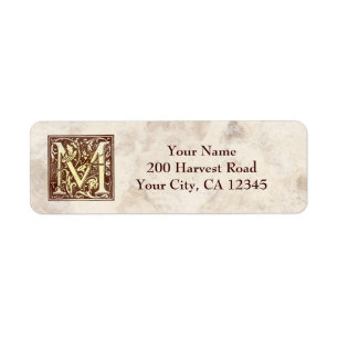 Vintages Monogramm M