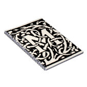 Vintages Monogramm M Art Nouveau Notizblock (Rechte Seite)