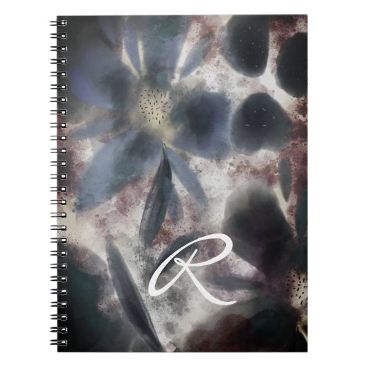 Vintages Monogramm Notizblock (Vorderseite)