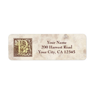 Vintages Monogramm P