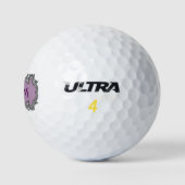 Vintages Monogramm Personalisiertes Golfgeschenk Golfball (Logo)