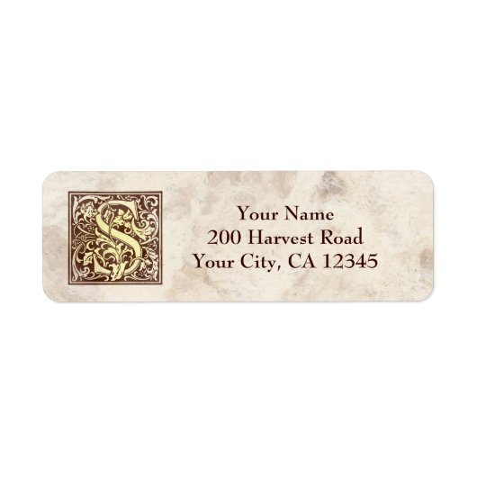 Vintages Monogramm S (Vorne)