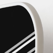 Vintages Monogramm Streifen Pickleball Pickleball Schläger (Linke Seite)