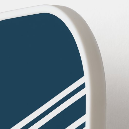 Vintages Monogramm Streifen Pickleball Pickleball Schläger (Linke Seite)