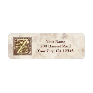 Vintages Monogramm Z