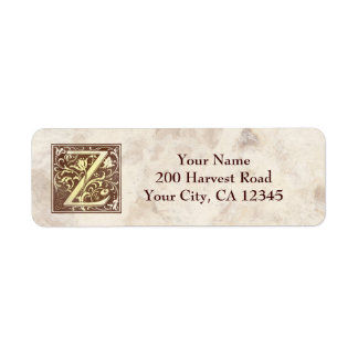 Vintages Monogramm Z