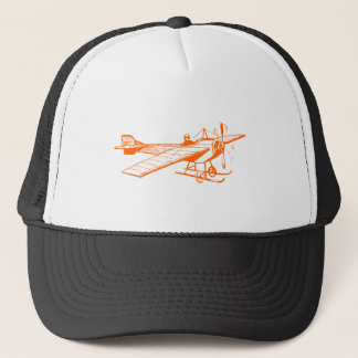 Vintages Monoplane - Orange Truckerkappe