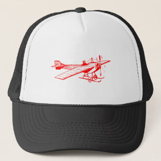 Vintages Monoplane - Rot Truckerkappe