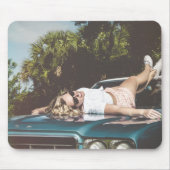 Vintages Monroe inspiriert Mousepad (Vorne)