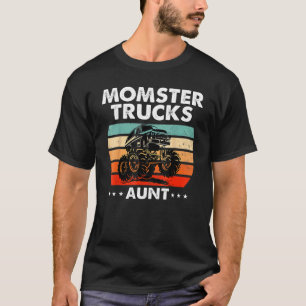 Vintages Monster Truck Tante Retro Cooles Unterfan T-Shirt