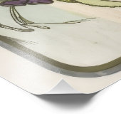 Vintages Mont-Carlo-Poster von Alphonse Mucha Fotodruck (Ecke)