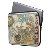 Vintages Mont-Carlo-Poster von Alphonse Mucha Laptopschutzhülle (Vorderseite Links)
