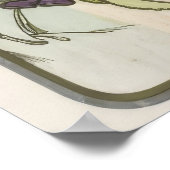 Vintages Mont-Carlo-Poster von Alphonse Mucha Poster (Ecke)