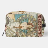 Vintages Mont-Carlo-Poster von Alphonse Mucha Waschbeutel (Rückseite)