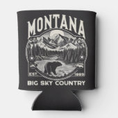 Vintages Montana Big Sky Land Dosenkühler (Rückseite)