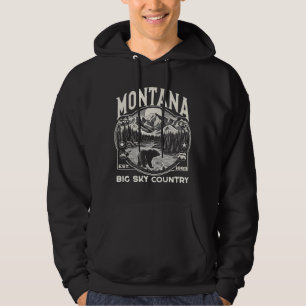 Vintages Montana Big Sky Land Hoodie