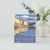 Vintages Montana National Monument Travel Postkarte (Stehend Vorderseite)