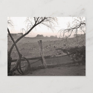 Vintages Monument Tal Foto Postkarte