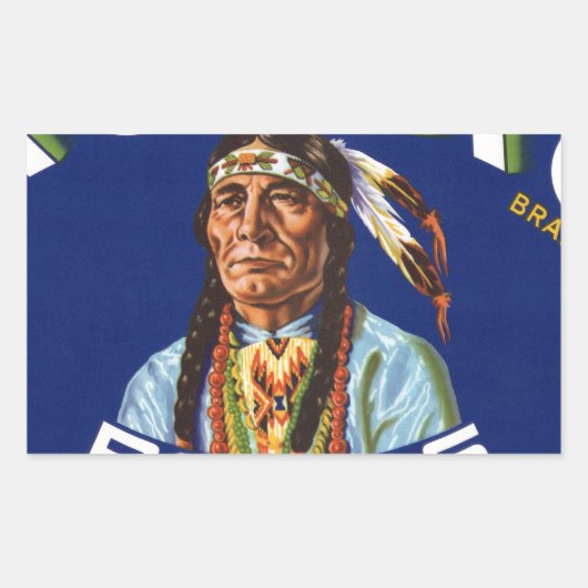 Vintages Mopac Birnen-Fruchtkäfigetikett Rechteckiger Aufkleber (Vorderseite)