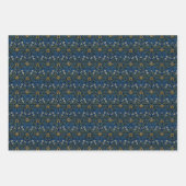 Vintages Morris Symmetrisches Muster Geschenkpapier Set (Vorderseite 3)
