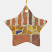 Vintages Mosaik Keramikornament (Hinten)