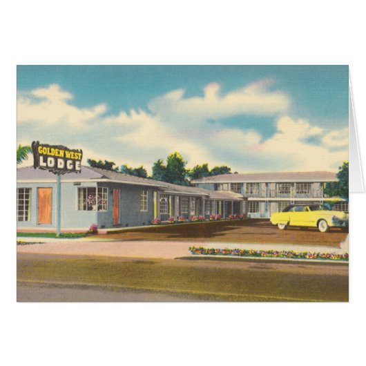 Vintages Motel, Golden West Lodge Hotel mit Palms (Vorderseite (Horizontal))
