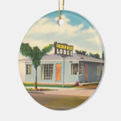 Vintages Motel, Golden West Lodge Hotel mit Palms Keramikornament (Links)
