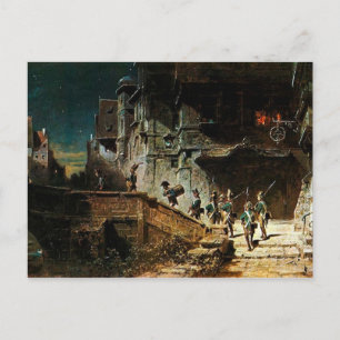 Vintages Motiv - The Nightwatch - Spitzweg Postkarte