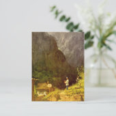 Vintages Motiv - Tiroler Mauerhaus Postkarte (Stehend Vorderseite)