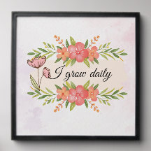 Vintages Motivierend Zitat-Poster