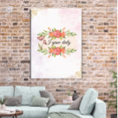 Vintages Motivierend Zitat-Poster Poster