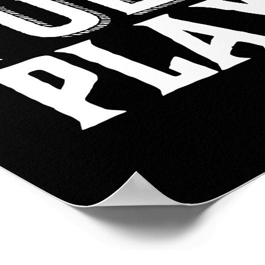 Vintages Motivierend Zitat: Spielgefährtin Poster (Ecke)