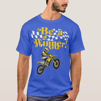 Vintages motocross Dirt Motorrad gewinnen T-Shirt