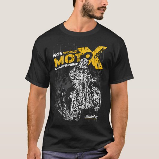 Vintages Motocross-Endro-Motorrad-Shirt T-Shirt (Vorderseite)