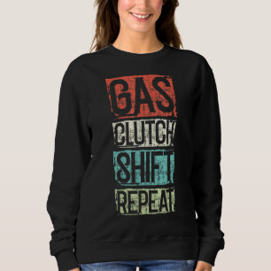 Vintages Motocross Off Road und Dirt Bike Rider Di Sweatshirt