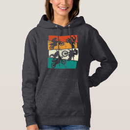 Vintages motocross Retro Off Road Enduro Motorrad Hoodie