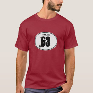 Vintages Motocross-Schmutz-Fahrrad-Nummernschild - T-Shirt