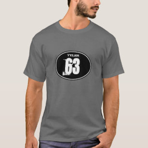 Vintages Motocross-Schmutz-Fahrrad-Nummernschild - T-Shirt