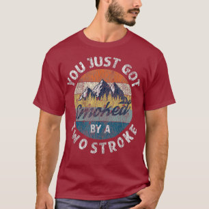 Vintages Motocross Sie gerade Got von einem Zwei T-Shirt