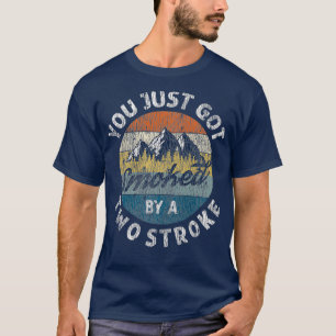 Vintages Motocross Sie gerade Got von einem Zwei T-Shirt