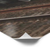 Vintages Motor-Poster Poster (Ecke)