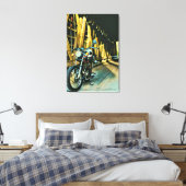 Vintages Motorengeschenk Leinwanddruck (Insitu (Schlafzimmer))