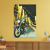 Vintages Motorengeschenk Leinwanddruck (Insitu (Wohnzimmer))