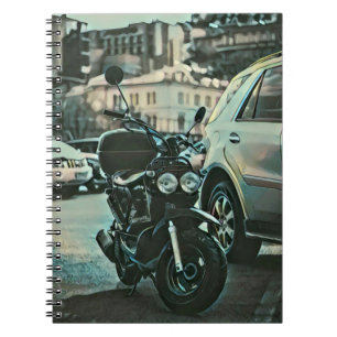 Vintages Motorengeschenk Notizblock