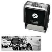 Vintages Motorengeschenk Permastempel (Beispiel)