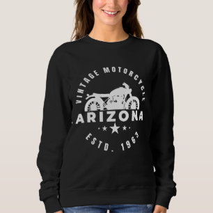 Vintages Motorrad Arizona gegründet 1963 Sweatshirt